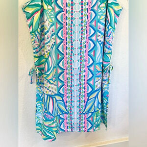 Lily Pulitzer NWT Sahar Romper Size 14 Tropical Print